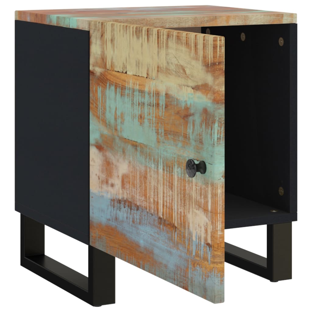 vidaXL Bedside Cabinets 2 pcs 15.7"x13"x18.1" Solid Wood Reclaimed