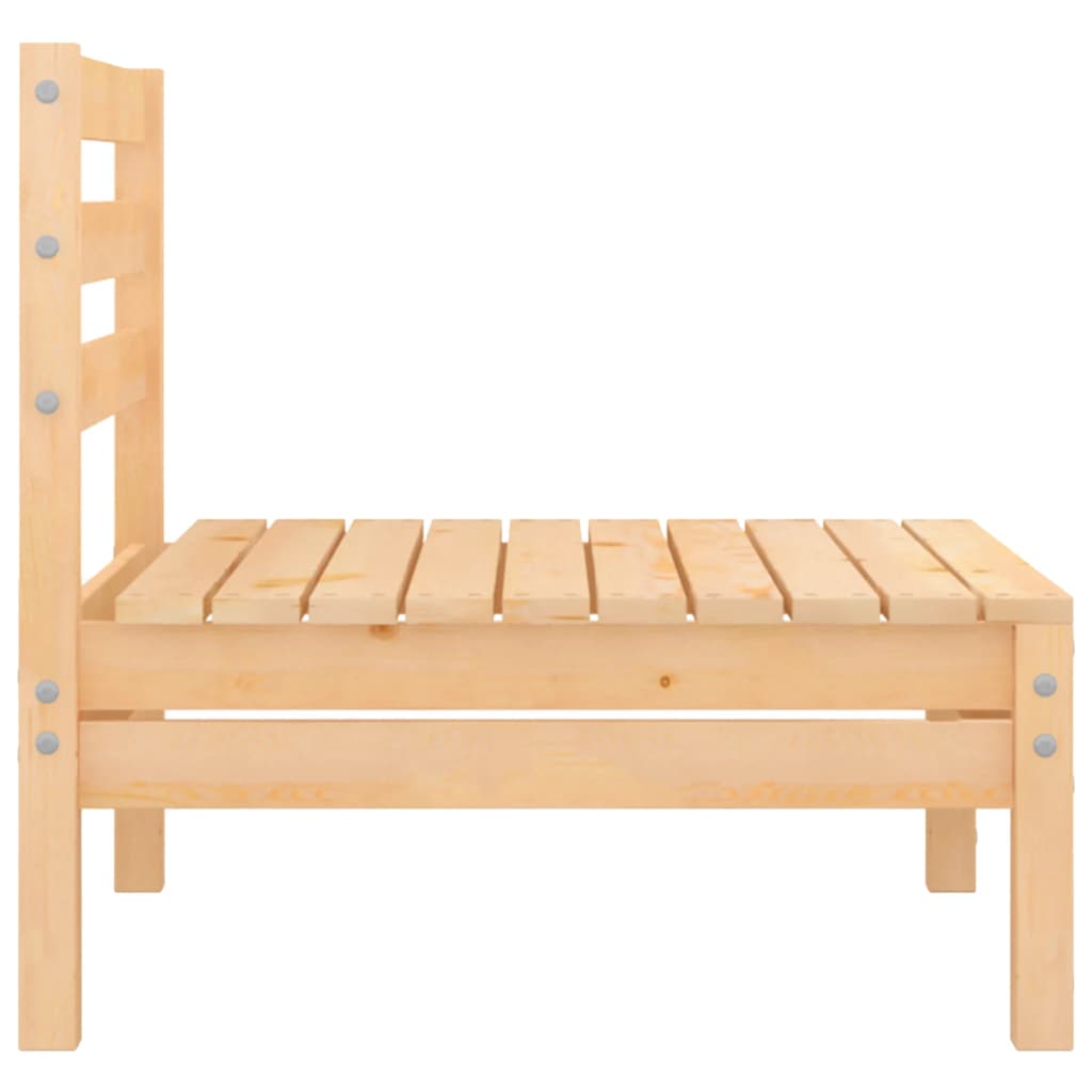 vidaXL 3 Piece Patio Lounge Set Solid Wood Pine