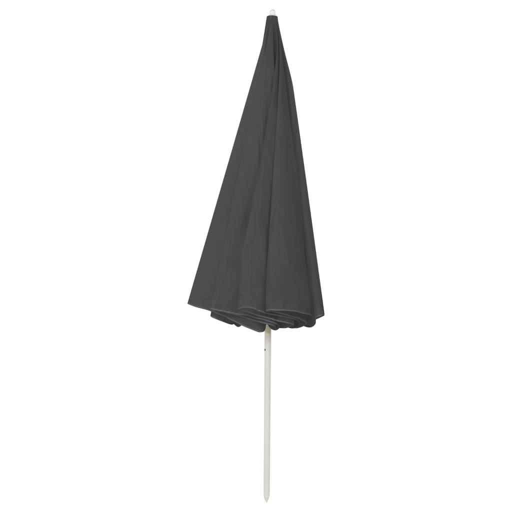 vidaXL Beach Umbrella Anthracite 118.1"