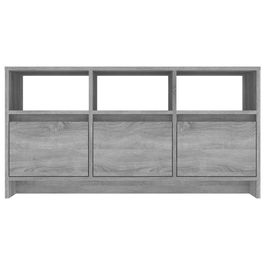 vidaXL TV Stand Gray Sonoma 40.2"x14.8"x20.7" Engineered Wood