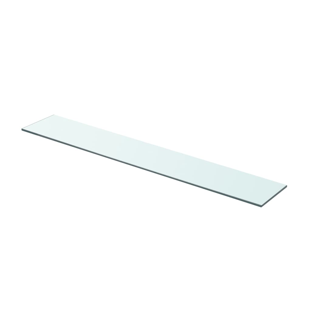 vidaXL Shelf Panel Glass Clear 31.5"x4.7"