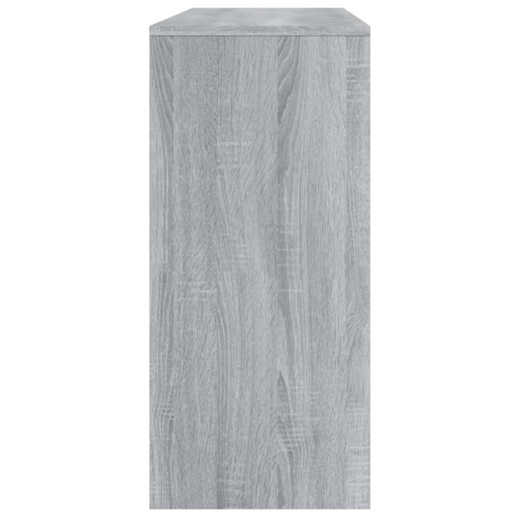 vidaXL Console Table Gray Sonoma 39.4"x13.8"x30.1" Engineered Wood