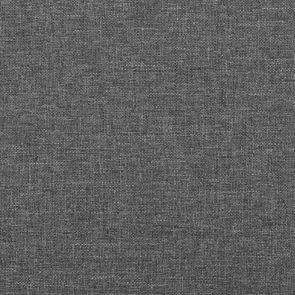 vidaXL Headboard Dark Gray 39.4"x2"x30.7"/34.6" Fabric