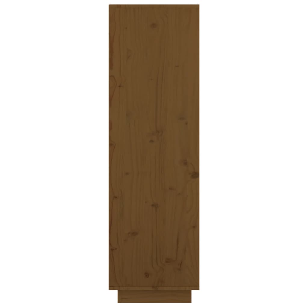 vidaXL Highboard Honey Brown 29.1"x13.8"x46.1" Solid Wood Pine