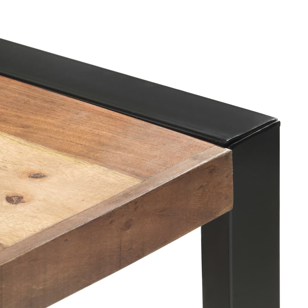 vidaXL Dining Table 78.7"x39.4"x29.5" Solid Wood with Sheesham Finish