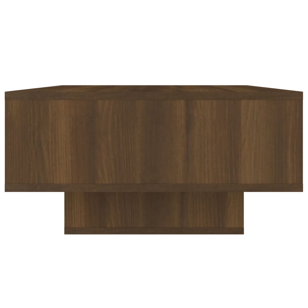 vidaXL Coffee Table Brown Oak 41.3"x21.7"x12.6" Engineered Wood