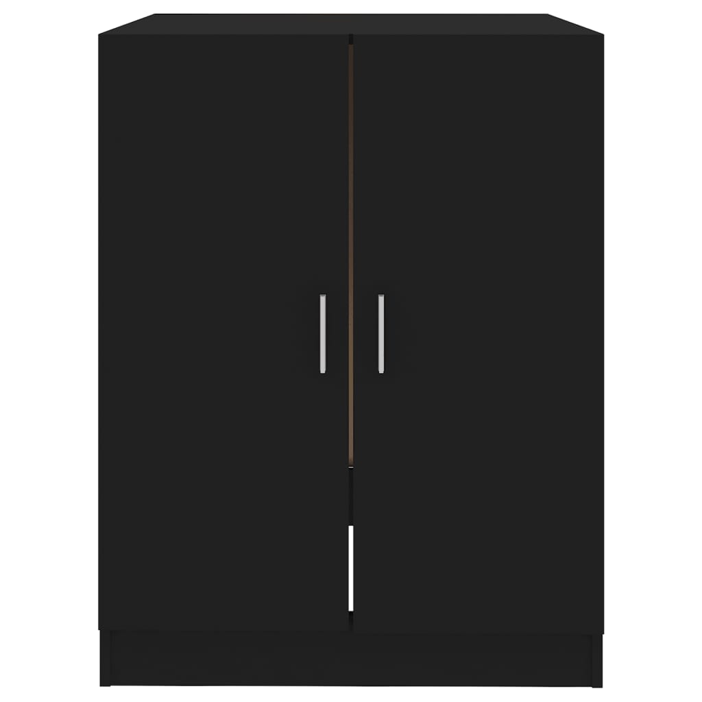 vidaXL Washing Machine Cabinet Black 28"x28.1"x36"