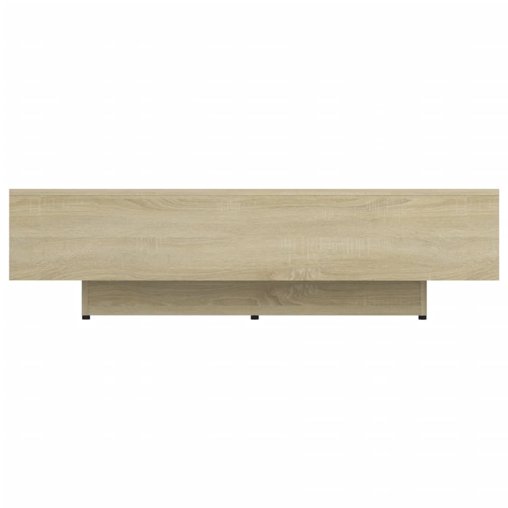 vidaXL Coffee Table Sonoma Oak 39.4"x19.5"x12.2" Engineered Wood