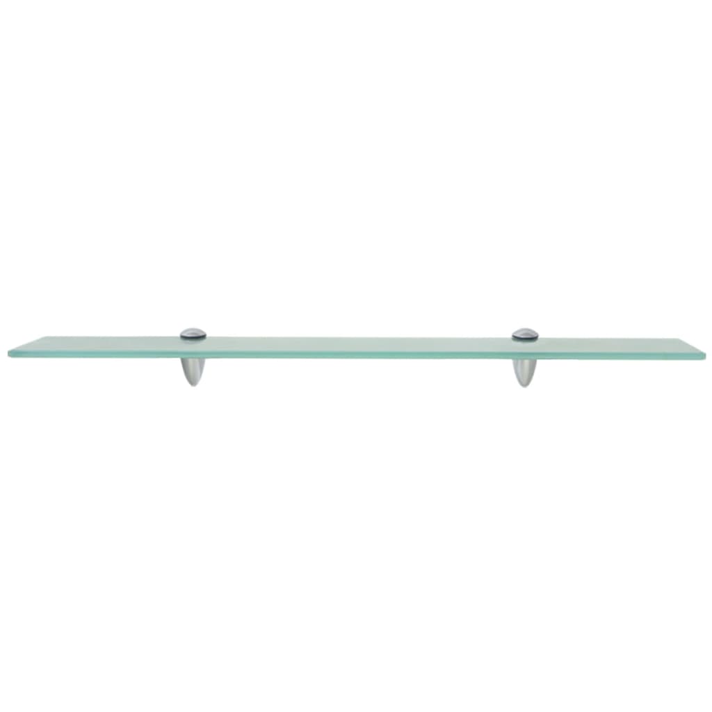 vidaXL Floating Shelves 2 pcs Glass 27.6"x3.9" 0.3"