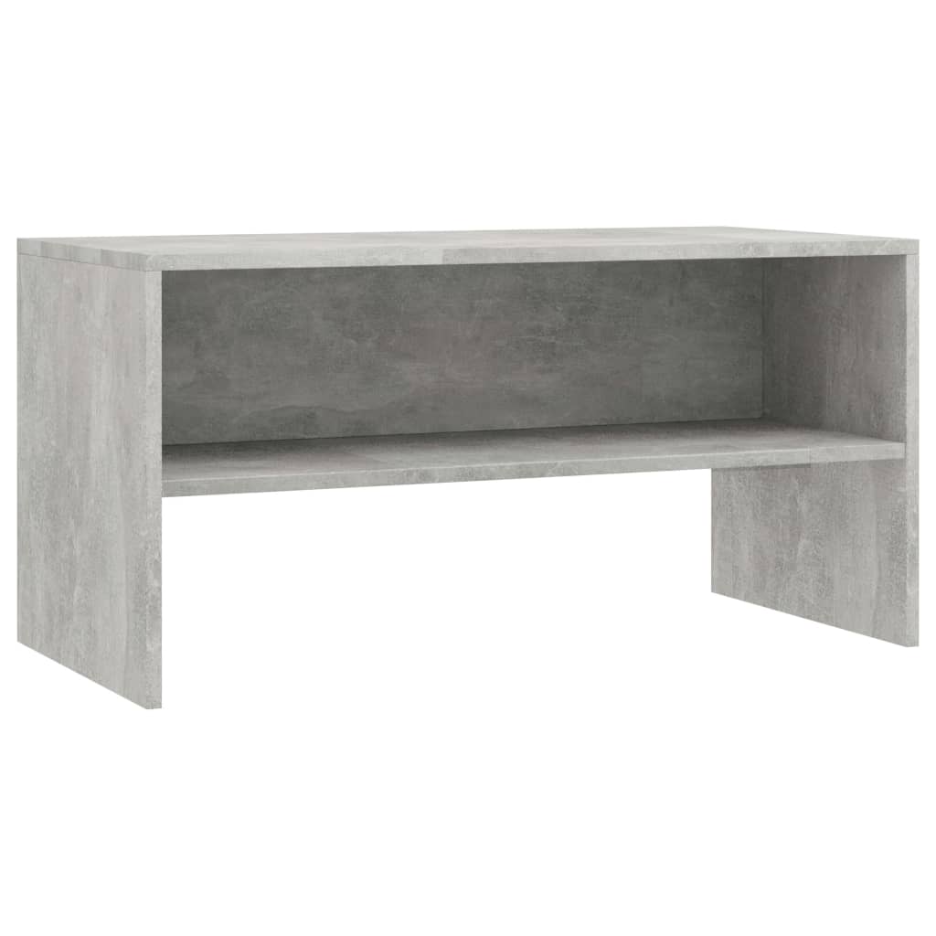 vidaXL TV Cabinet Concrete Gray 31.5"x15.7"x15.7" Engineered Wood