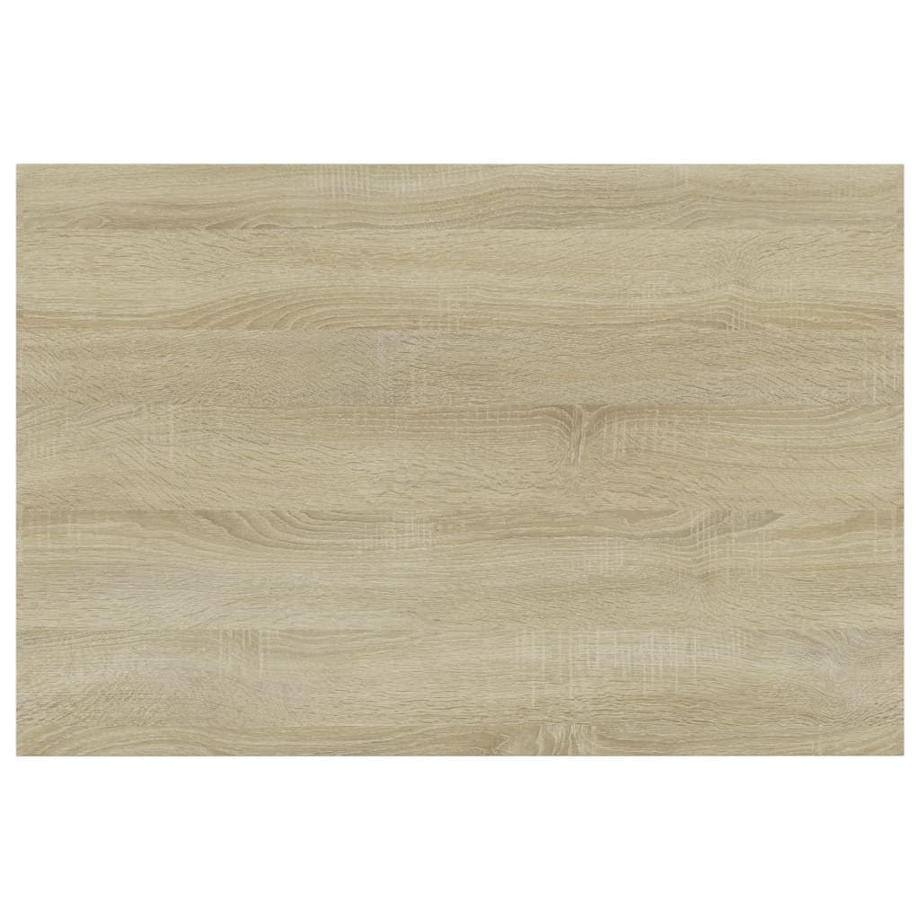 vidaXL Bookshelf Boards 8 pcs Sonoma Oak 23.6"x15.7"x0.6" Engineered Wood