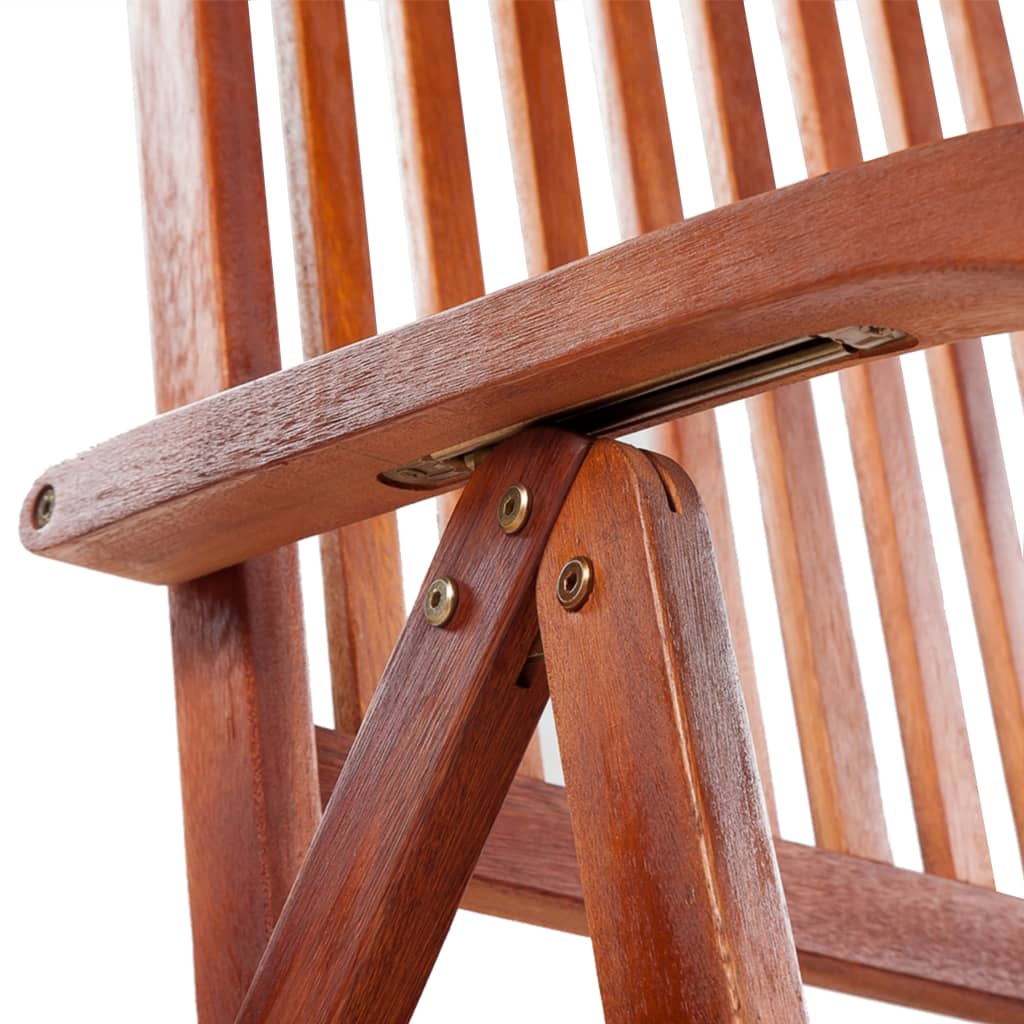 vidaXL Folding Patio Chairs 4 pcs Solid Acacia Wood