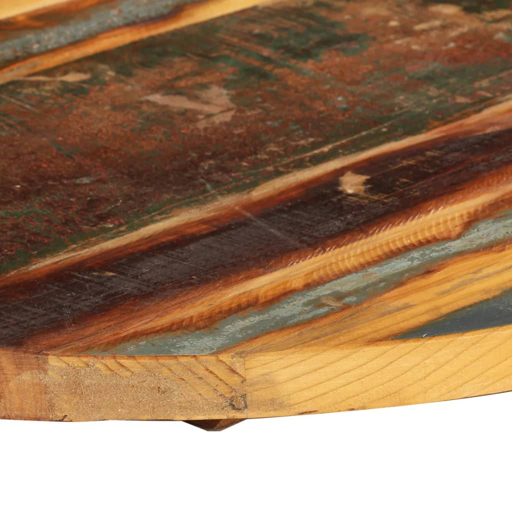 vidaXL Table Top Ø23.6"x(0.98"-1.06") Solid Reclaimed Wood