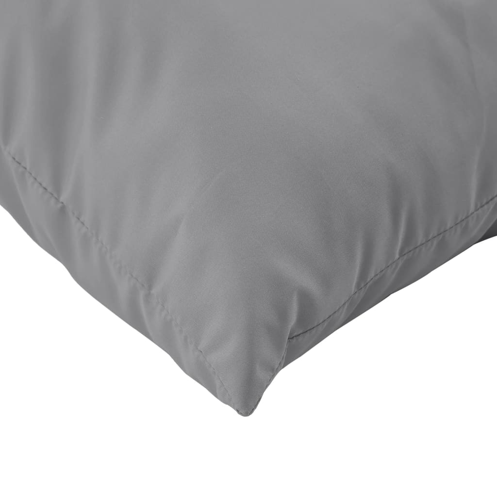 vidaXL Throw Pillows 4 pcs Gray 23.6"x23.6" Fabric
