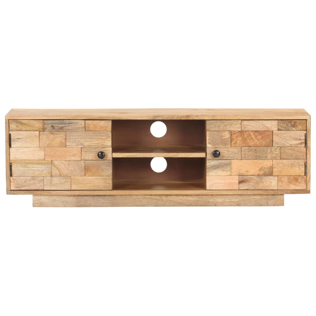 vidaXL TV Stand 45.7"x11.8"x13.8" Solid Wood Mango