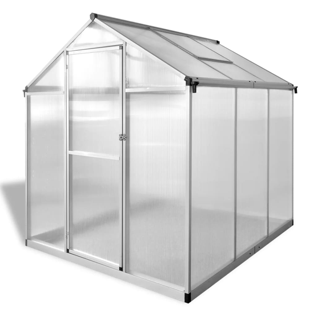 vidaXL Greenhouse Reinforced Aluminum 37.2 ft²