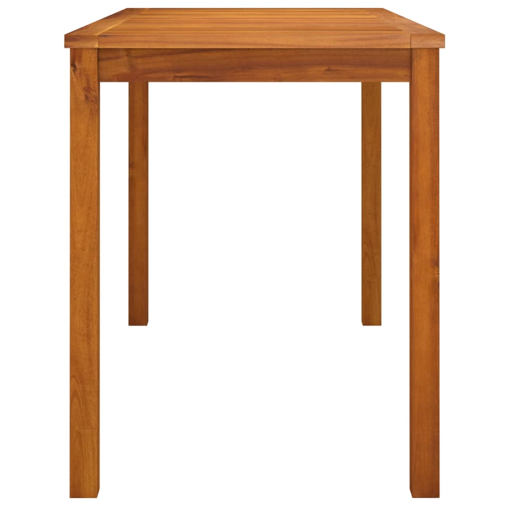 vidaXL Patio Table 43.3"x21.7"x26.4" Solid Wood Acacia