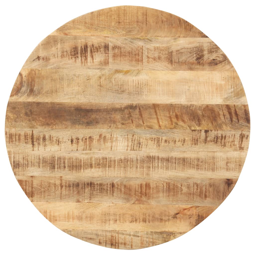 vidaXL Table Top Ø23.6"x(0.5"-0.6") Solid Mango Wood