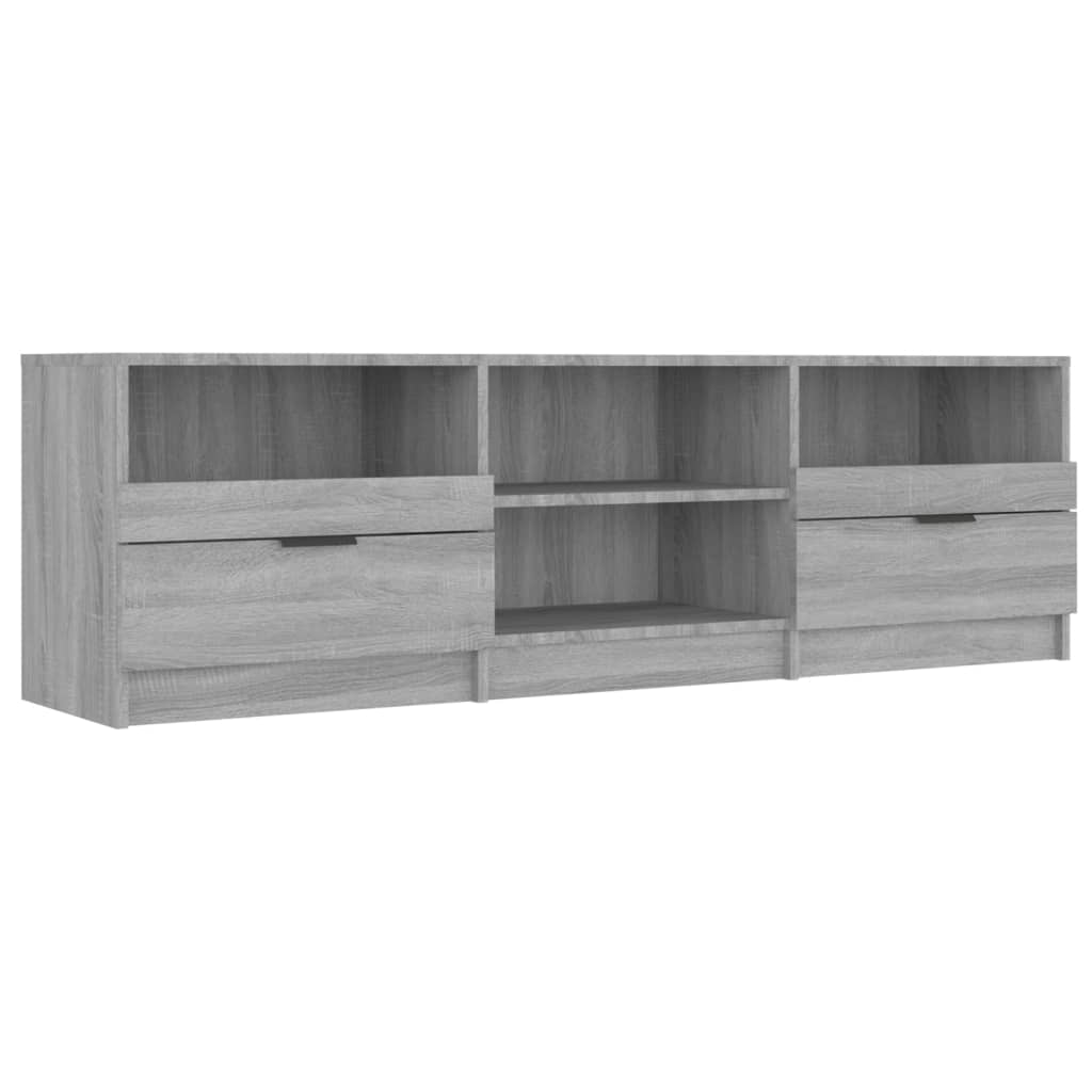 vidaXL TV Cabinet Gray Sonoma 59.1"x13.2"x17.7" Engineered Wood