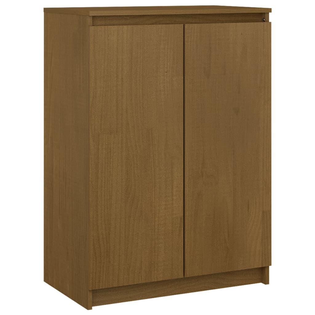 vidaXL Side Cabinets 3 pcs Honey Brown Solid Wood Pine