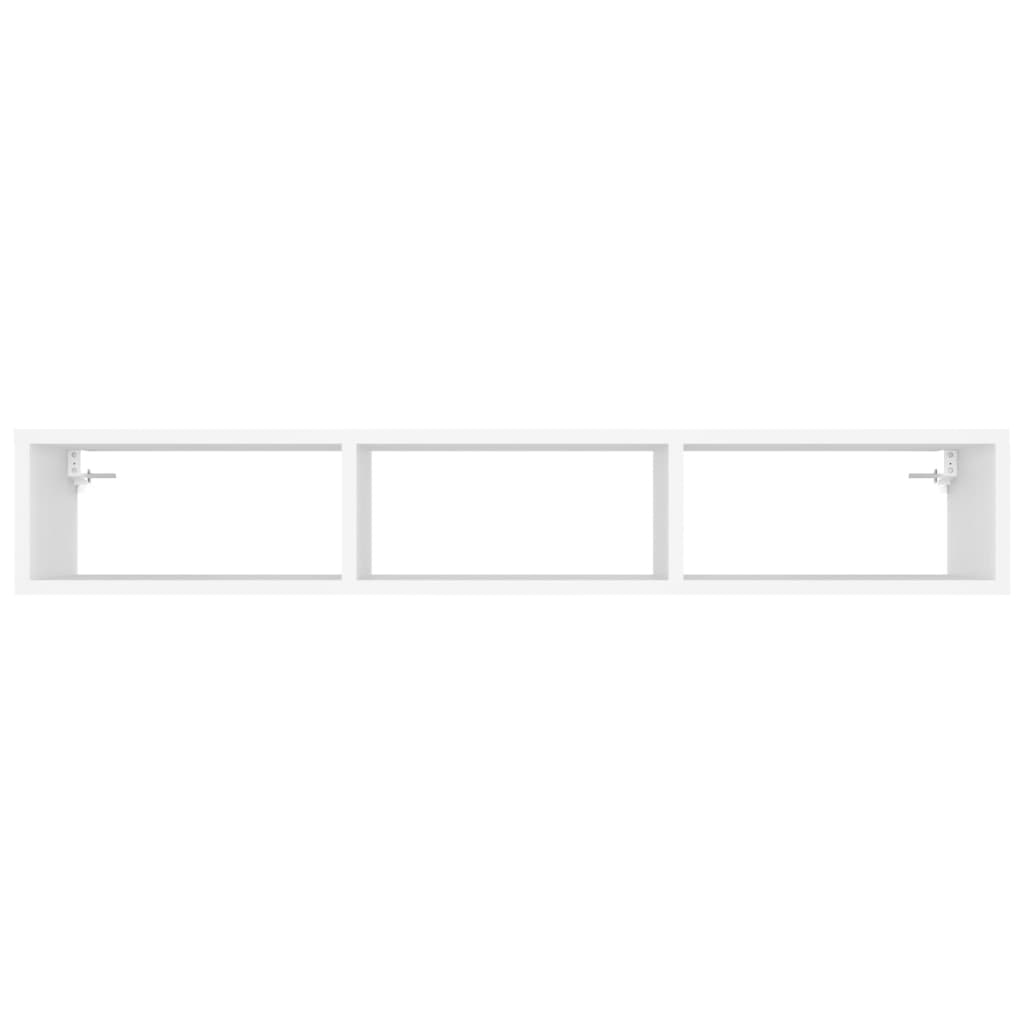 vidaXL Wall Shelf White 40.2"x11.8"x6.7" Engineered Wood