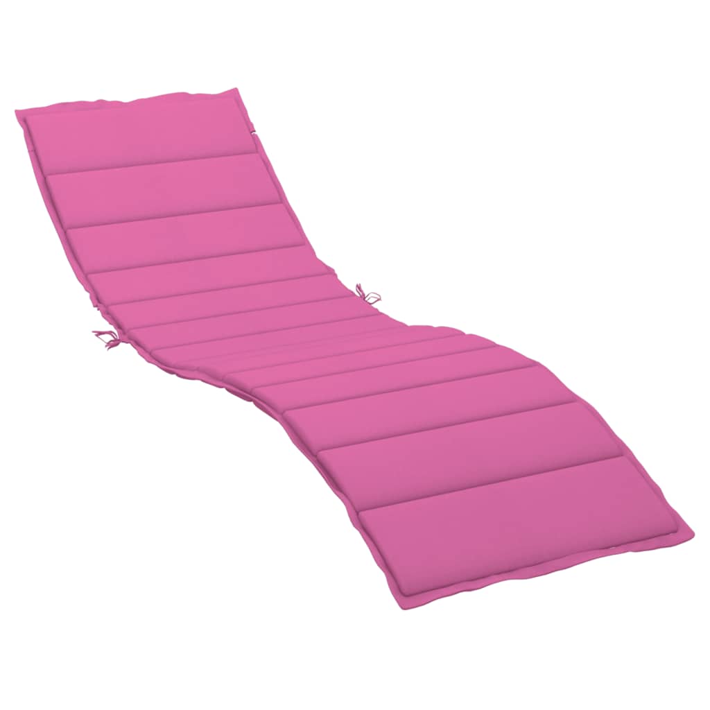 vidaXL Sun Lounger Cushion Pink Oxford Fabric