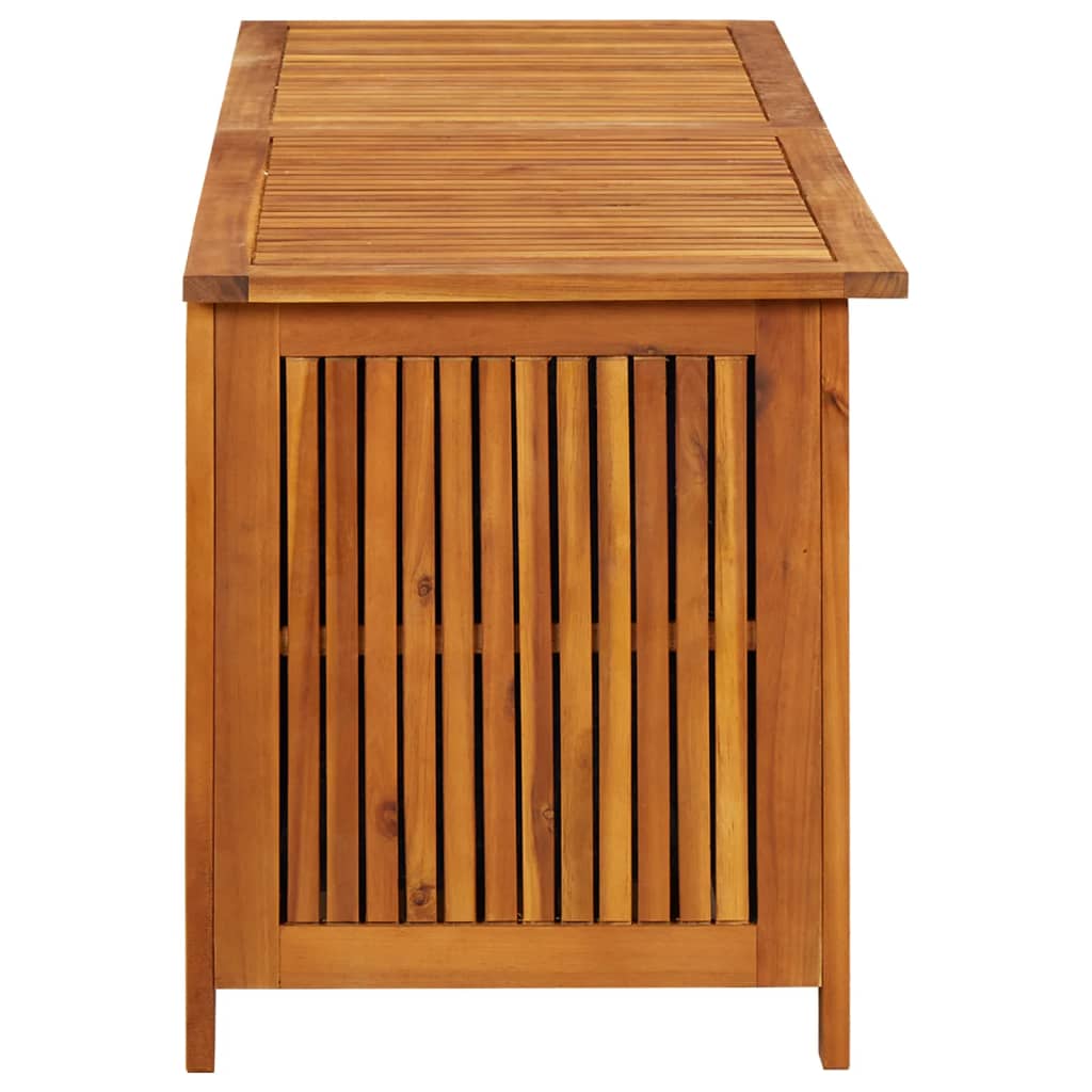 vidaXL Patio Storage Box 59.1"x19.7"x22.8" Solid Acacia Wood