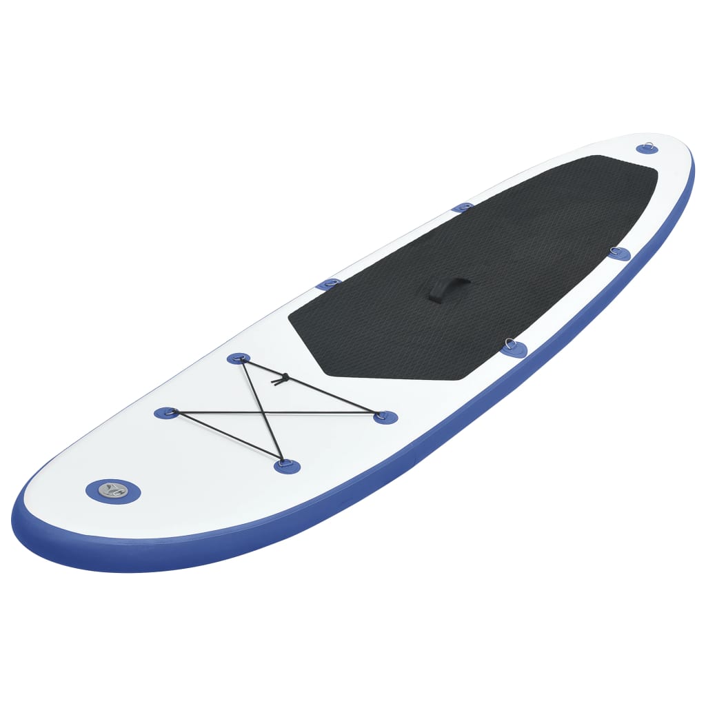 vidaXL Inflatable Stand Up Paddleboard Set Blue and White