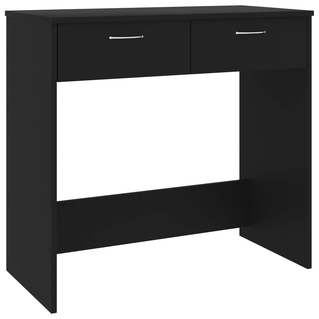 vidaXL Desk Black 31.5"x15.7"x29.5" Engineered Wood