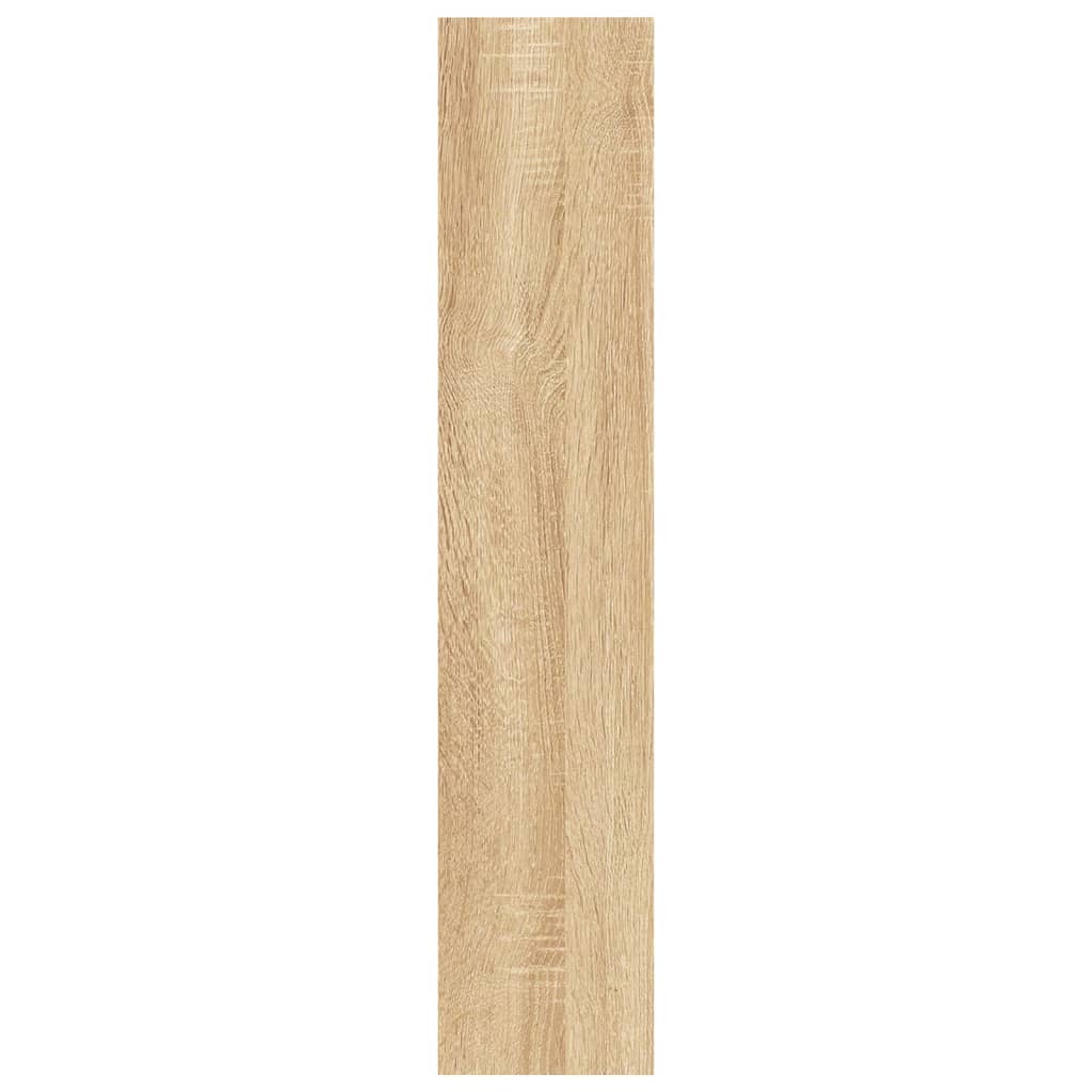 vidaXL Wall Shelf Sonoma Oak 35.4"x6.3"x30.7" Engineered Wood