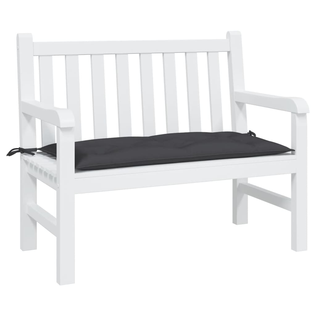 vidaXL Garden Bench Cushion Black 39.4"x19.7"x2.8" Oxford Fabric