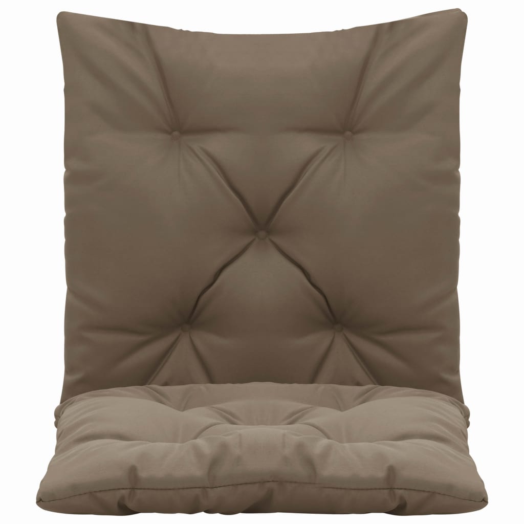 vidaXL Swing Chair Cushions 2 pcs Taupe 19.7" Fabric