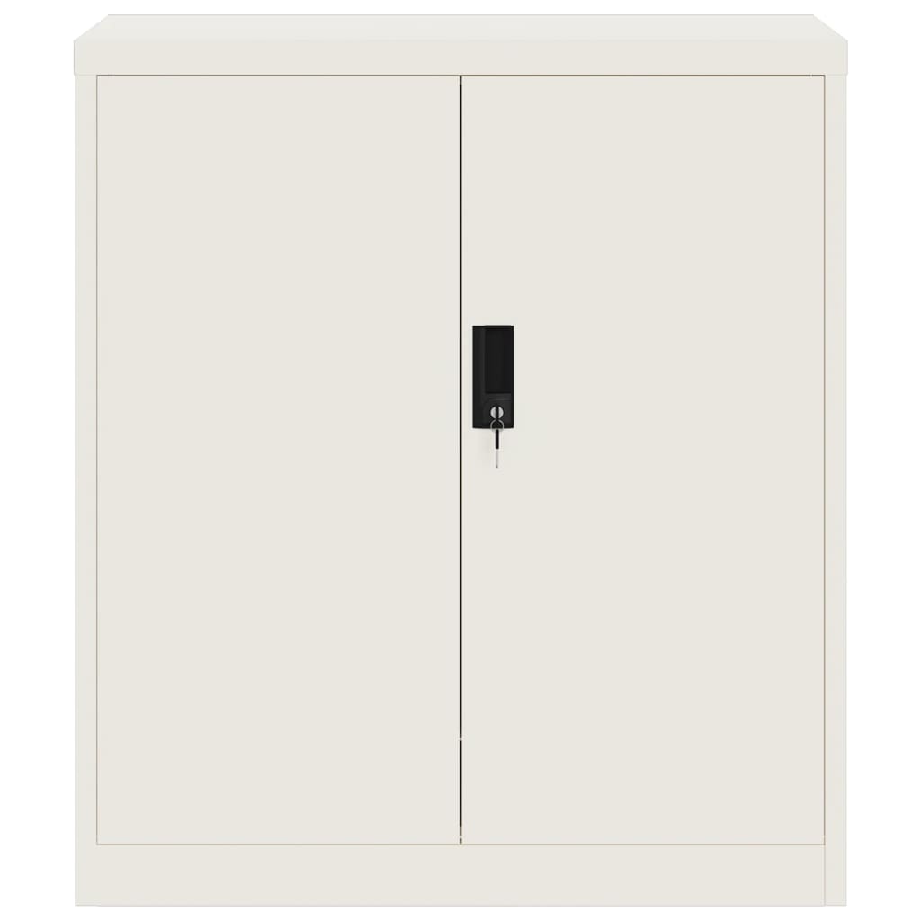 vidaXL File Cabinet White 31.1"x15.7"x35.4" Steel