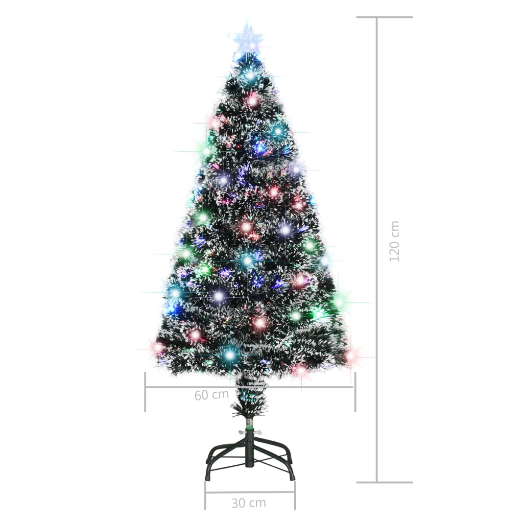 vidaXL Pre-lit Christmas Tree with Stand 4 ft 135 Branches