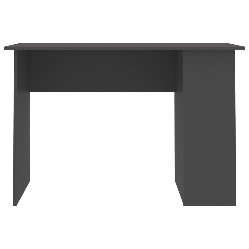vidaXL Desk Gray 43.3"x23.6"x28.7" Engineered Wood