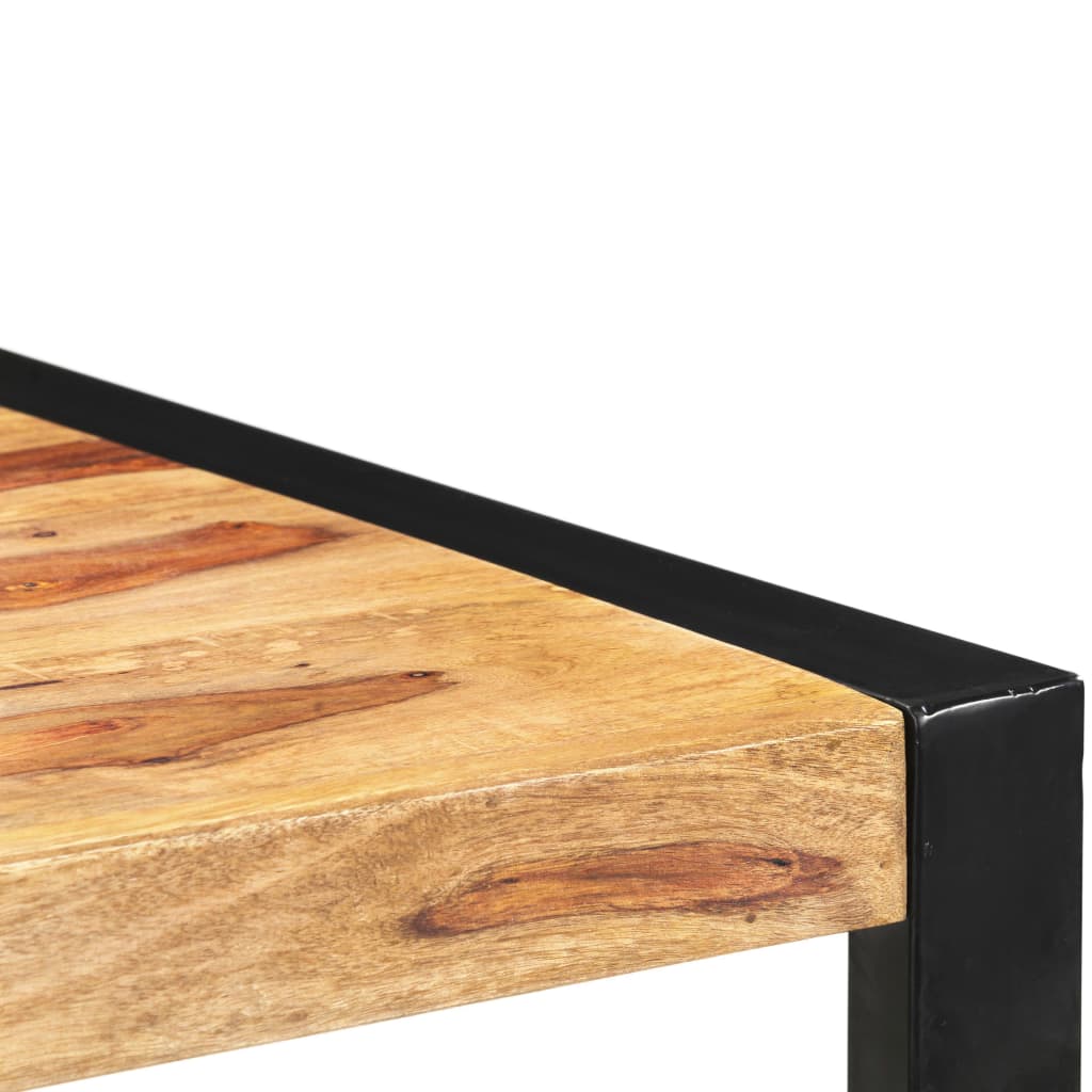 vidaXL Console Table 43.3"x13.8"x29.9" Solid Sheesham Wood