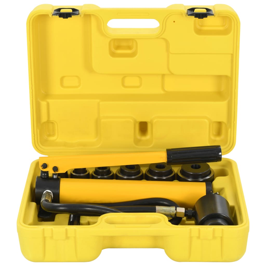 vidaXL Hydraulic Crimping Tool Set 0.9"-2.4"