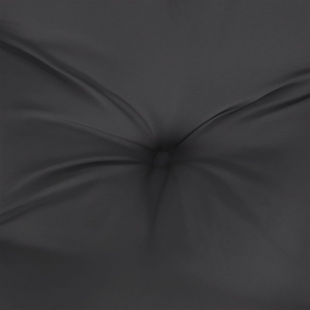 vidaXL Garden Bench Cushion Black 78.7"x19.7"x2.8" Oxford Fabric