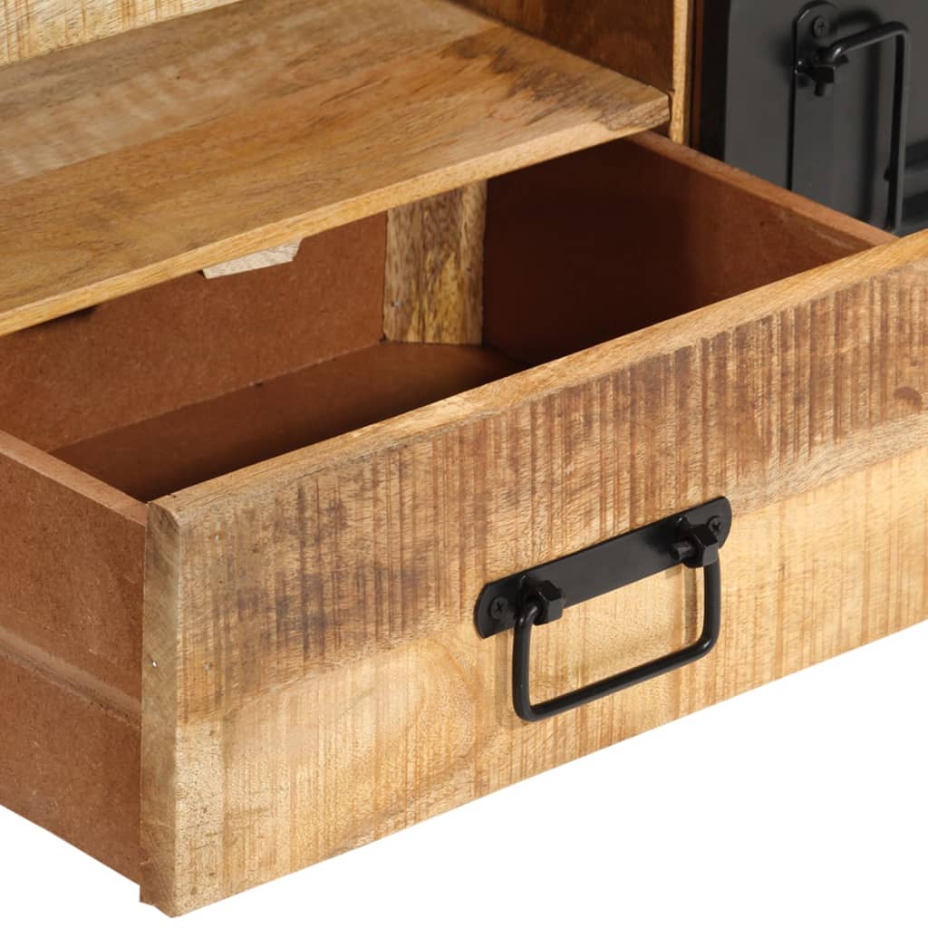 vidaXL TV Cabinet 47.2"x11.8"x15.7" Solid Wood Mango