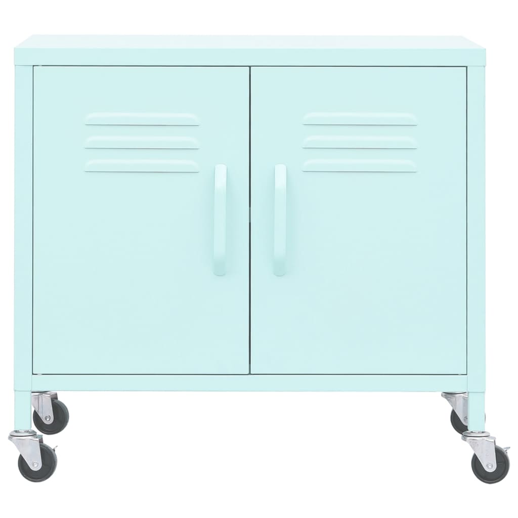 vidaXL Storage Cabinet Mint 23.6"x13.8"x19.3" Steel