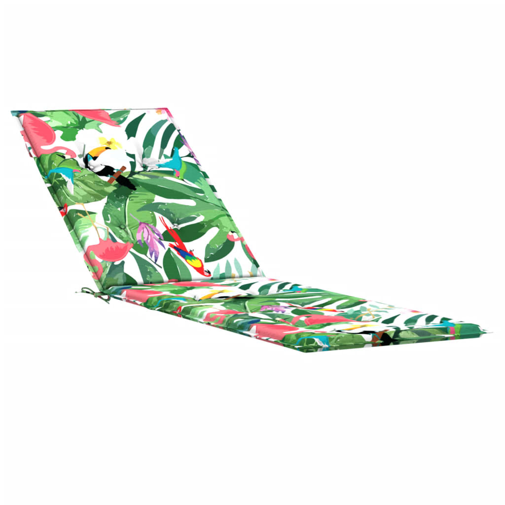 vidaXL Deck Chair Cushion Multicolor Oxford Fabric