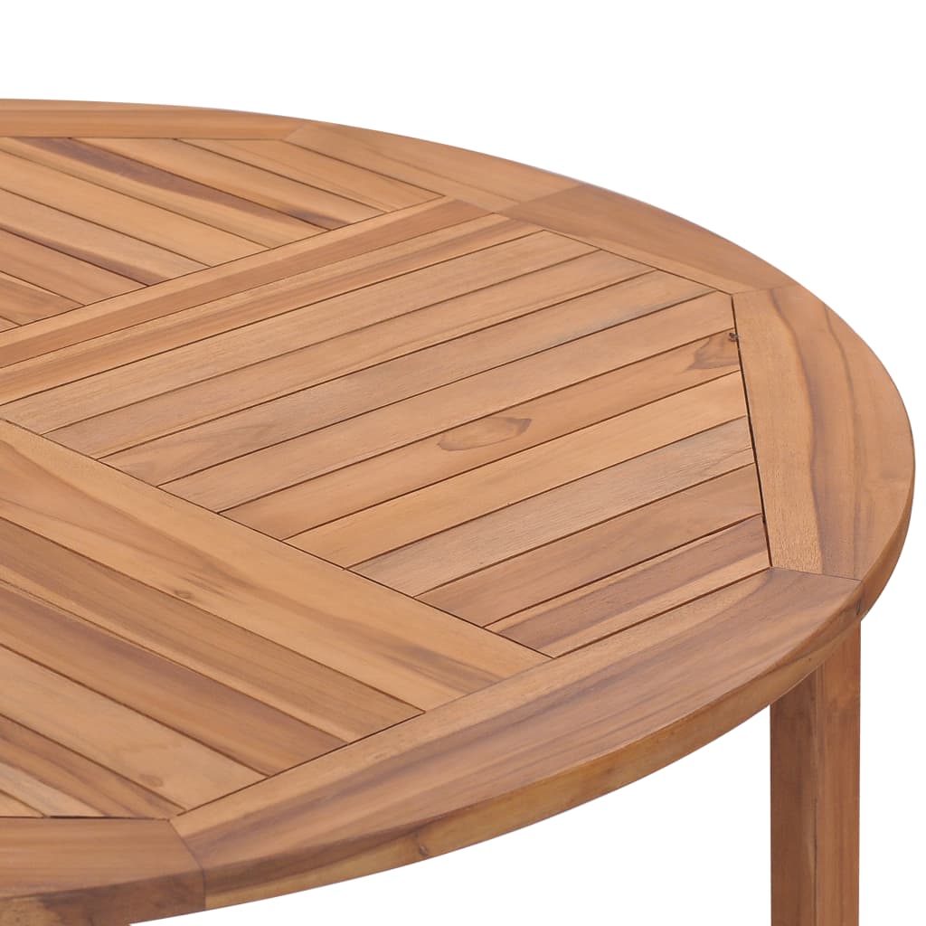 vidaXL Patio Table 47.2"x29.9" Solid Teak Wood