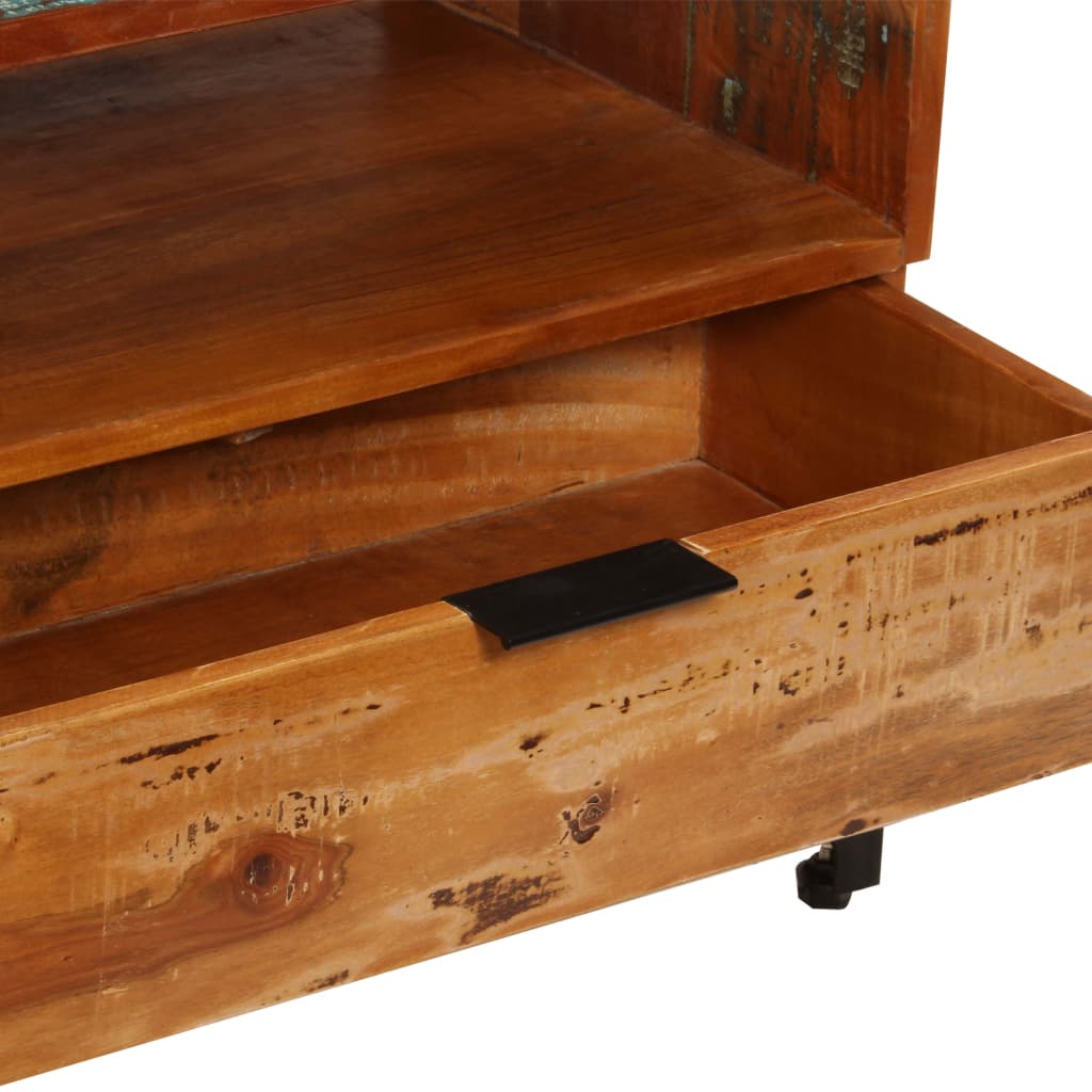 vidaXL TV Cabinet 46.5"x13.8"x17.7" Solid Reclaimed Wood