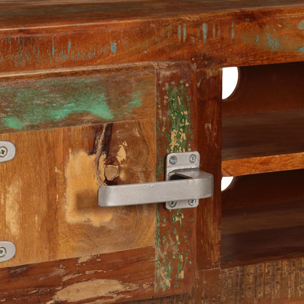 vidaXL TV Cabinet 47.2"x11.8"x14.2" Solid Reclaimed Wood