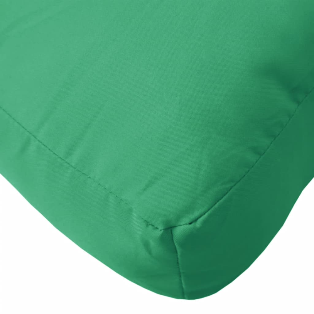vidaXL Pallet Cushion Green 31.5"x31.5"x4.7" Fabric
