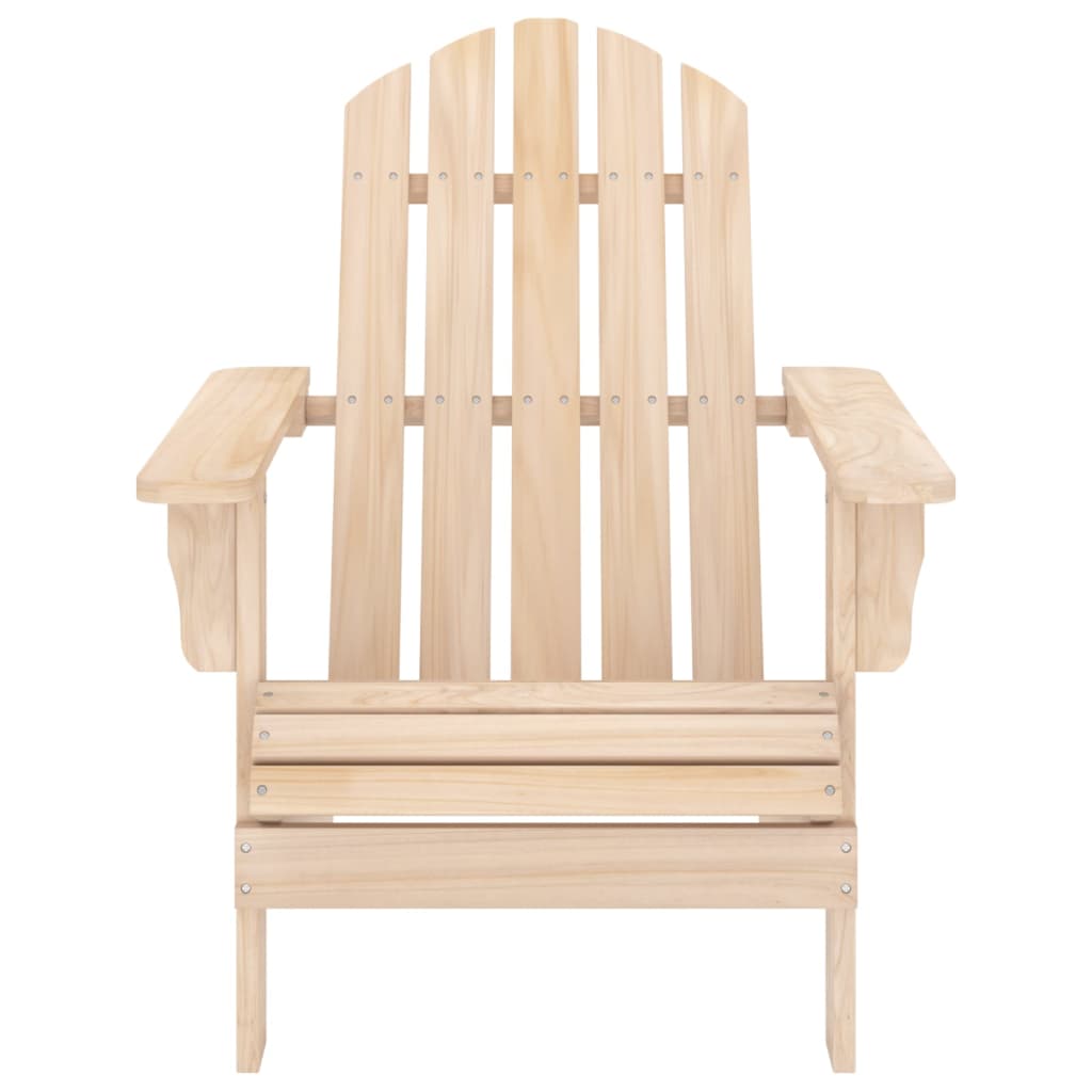 vidaXL Patio Adirondack Chair Solid Fir Wood