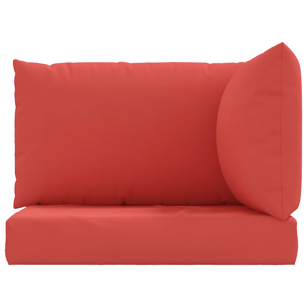 vidaXL Pallet Cushions 3 pcs Red Oxford Fabric