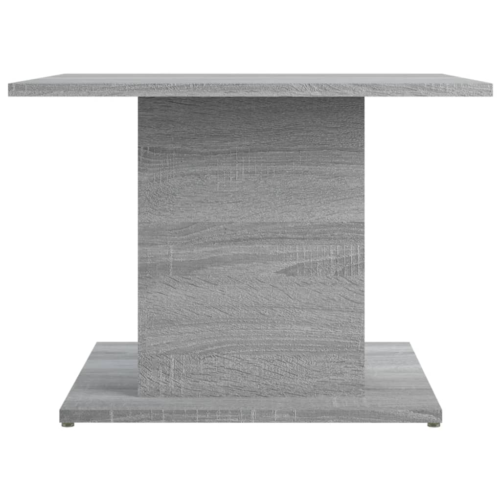 vidaXL Coffee Table Gray Sonoma 21.9"x21.9"x15.7" Engineered Wood