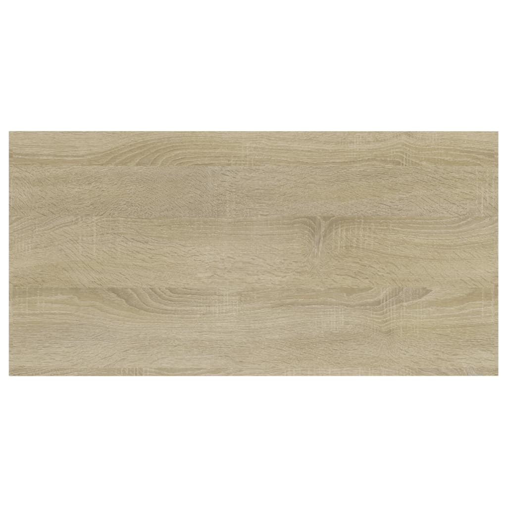 vidaXL Bookshelf Boards 8 pcs Sonoma Oak 15.7"x7.9"x0.6" Engineered Wood