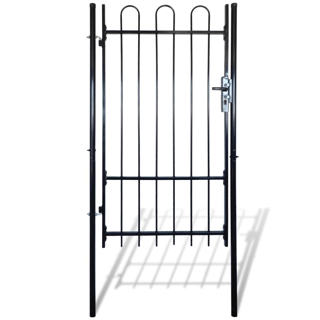 vidaXL Fence Gate with Hoop Top (single) 39.4"x78"